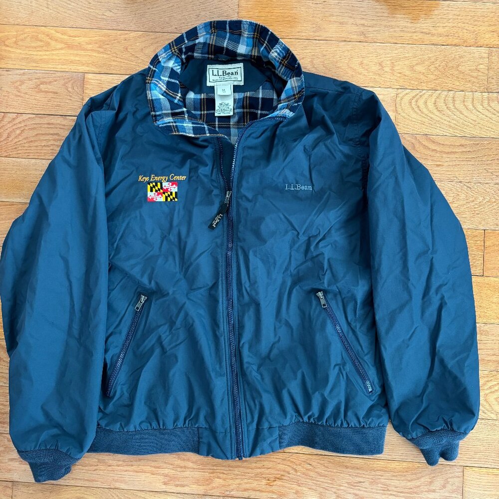 Vtg LL Bean Plaid Blanket Lined Jacket‎ Mens XL Insulated Grandpa Jacket Outdoor